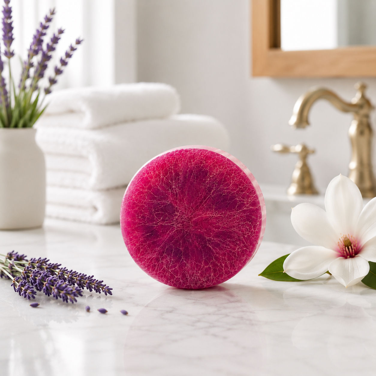 Cashmere Dreams Handmade Luffa Soap