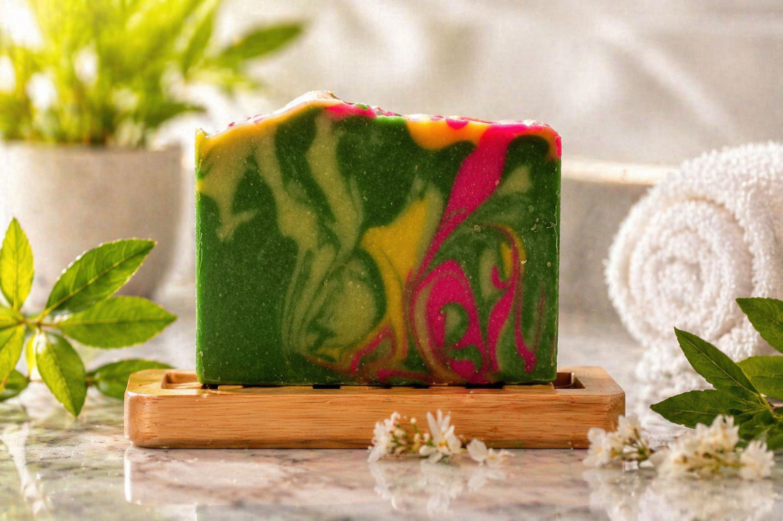 Hibiscus breeze Handmade Soap