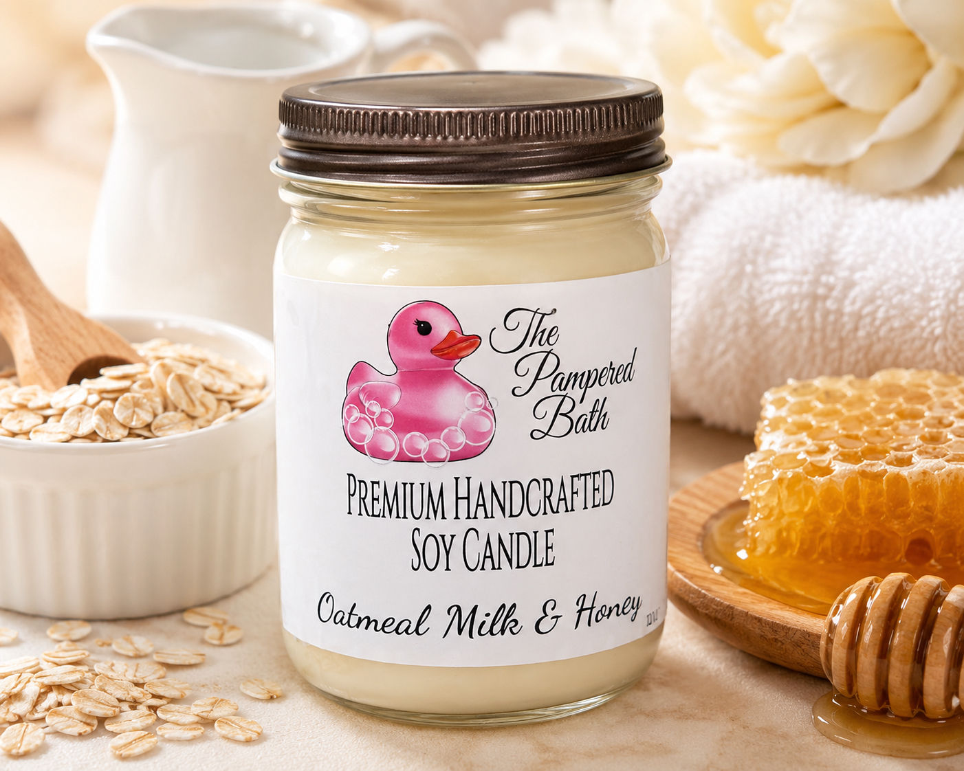Oatmeal Milk & Honey Soy Candle
