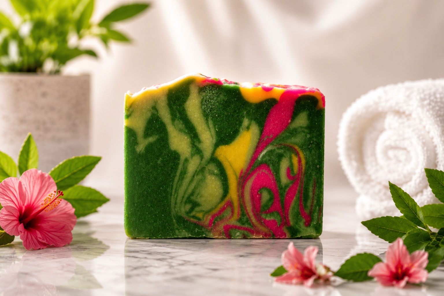 Hibiscus breeze Handmade Soap