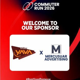 YAVA Bar x Mercusuar Advertising in Commuter Run