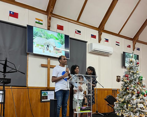 Thanksgiving [Testimony Time] at OCBC Tamil Congregation [Church] in Auckland.