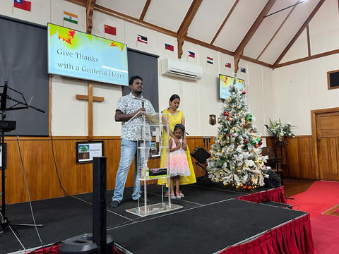 Thanksgiving [Testimony Time] at OCBC Tamil Congregation [Church] in Auckland.