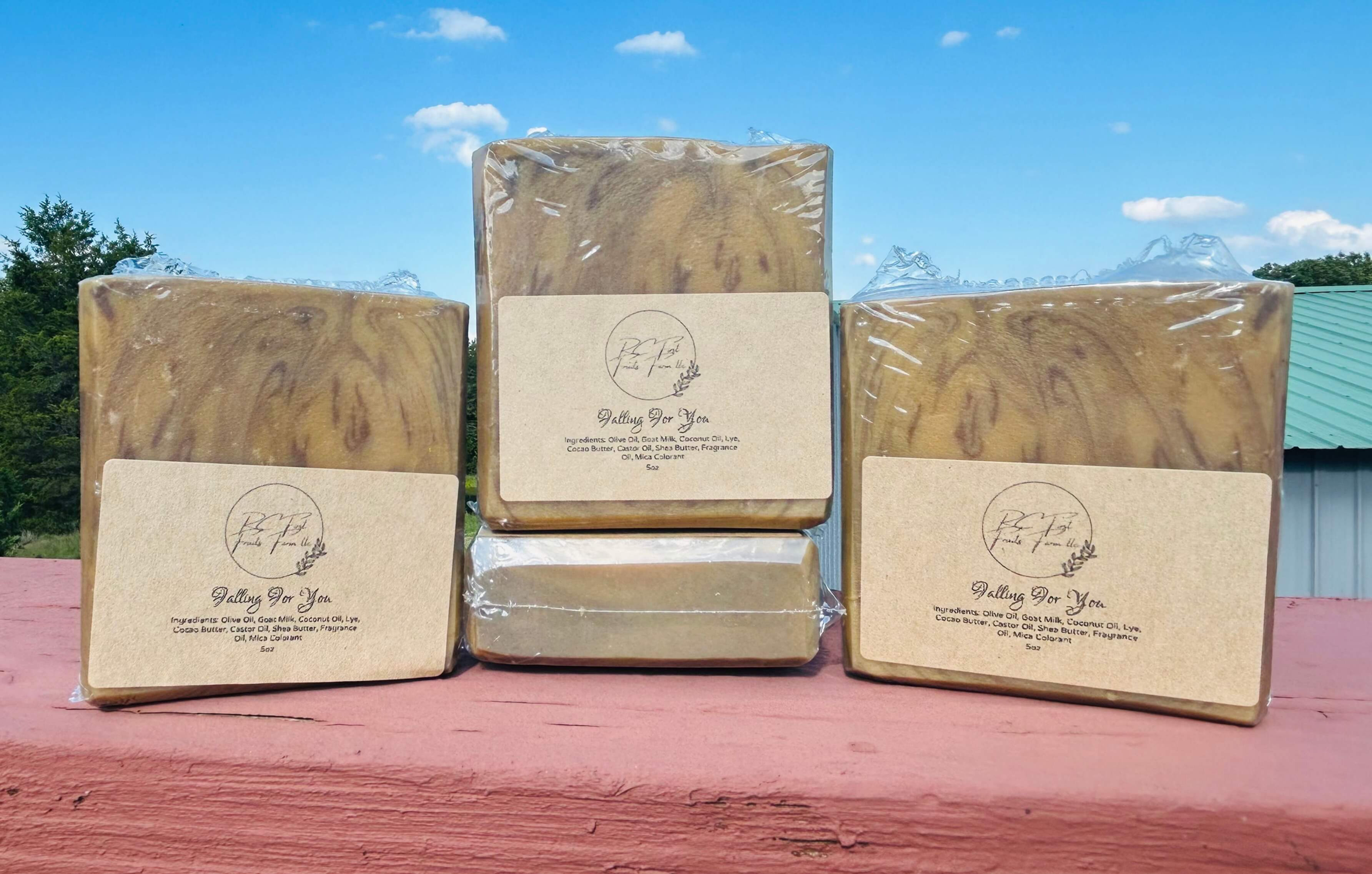 falling for you goat milk soap