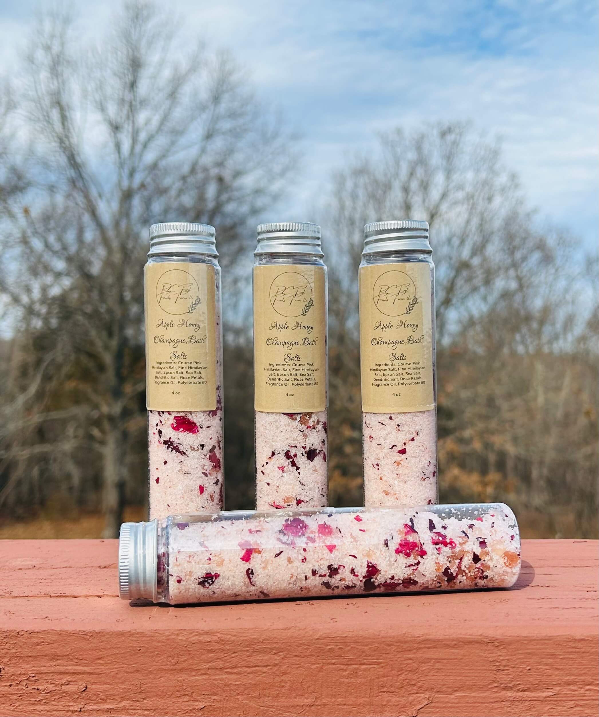 apple honey champagne bath salts