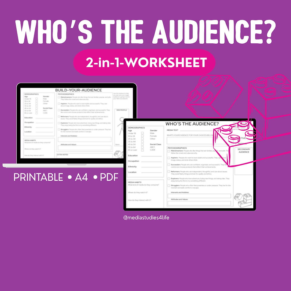 Audience Profile Handouts