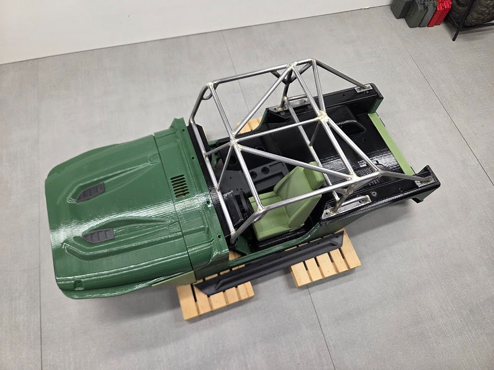 Thumbnail: RCMUSTDIY Jeep IJ Metal Roll Cage Style #1