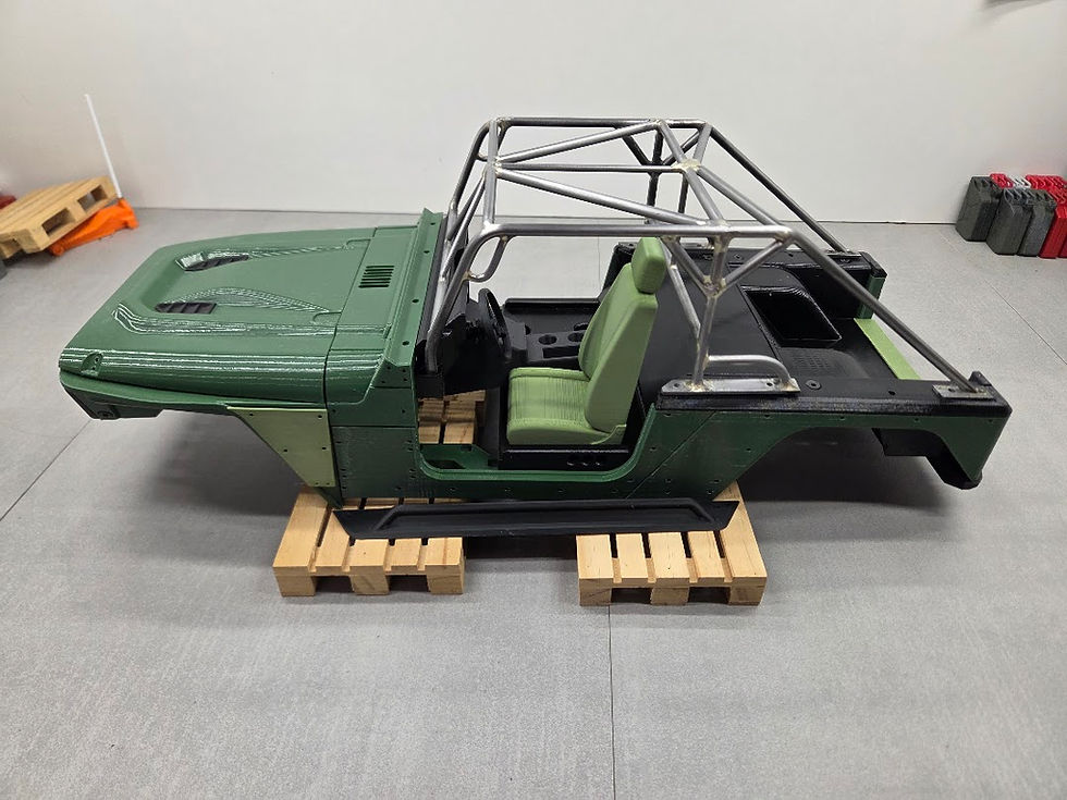 Thumbnail: RCMUSTDIY Jeep IJ Metal Roll Cage Style #1