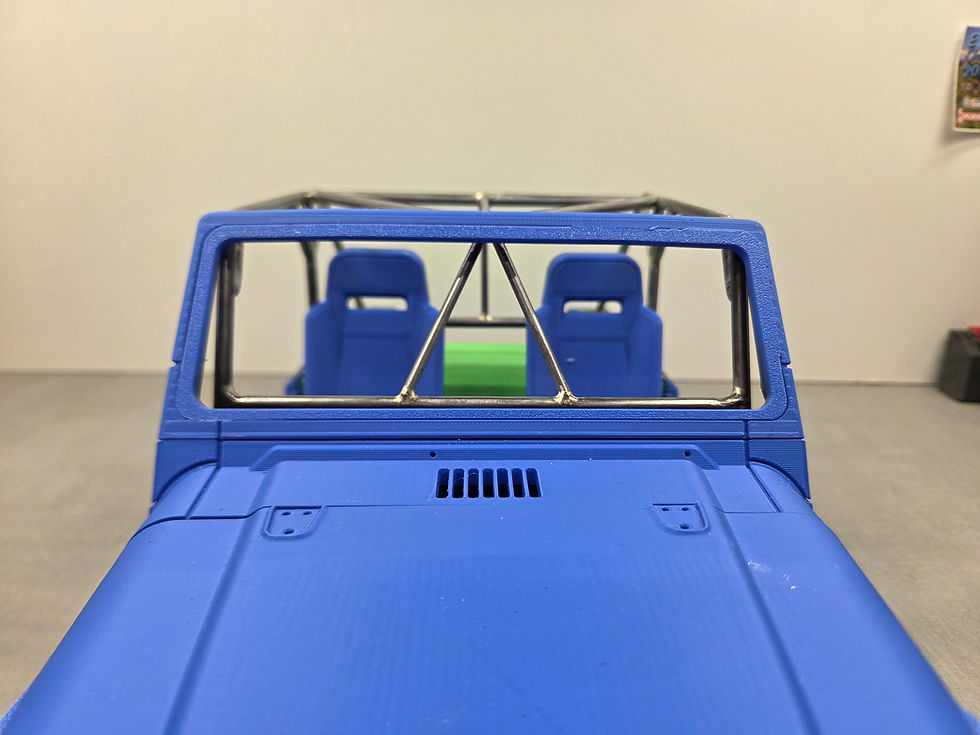 Thumbnail: RCMUSTDIY Jeep IJ Metal Roll Cage Style #1