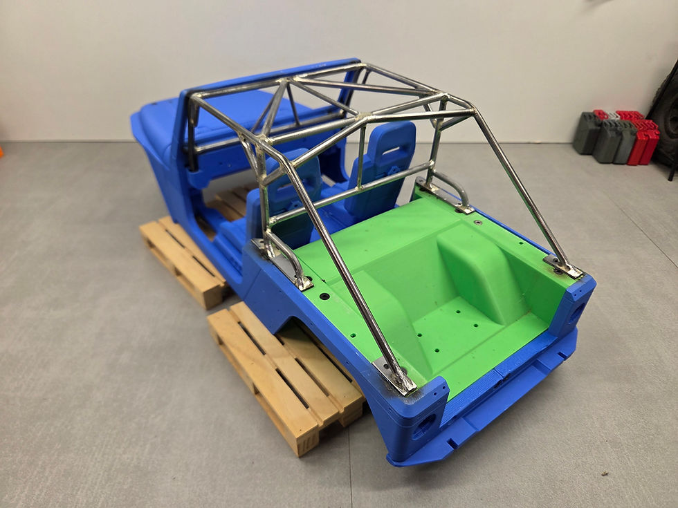Thumbnail: RCMUSTDIY Jeep IJ Metal Roll Cage Style #1