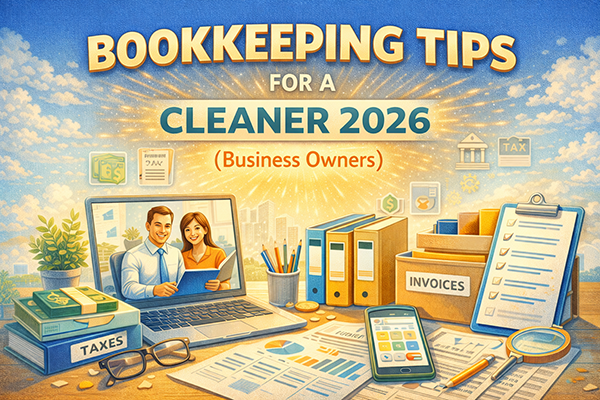 Bookkeeping Tips For a Cleaner 2026 Banner