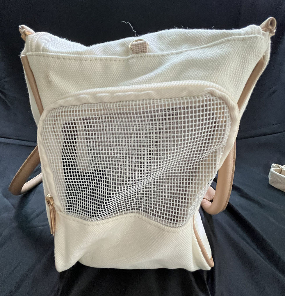 Thumbnail: Monchéri Pet Carrier Bag - Tote / Crossbody with Mesh Window