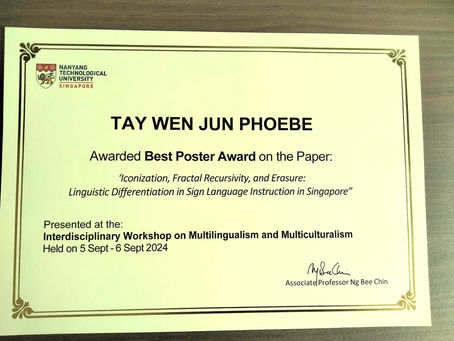 A Shared Victory: Co-Won Best Poster Award at the Interdisciplinary Workshop on Multilingualism and Multiculturalism