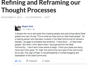 Refining and Reframing our Thought Processes