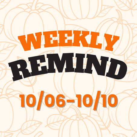 10.06.25-10.10.25 Recordatorios Semanales