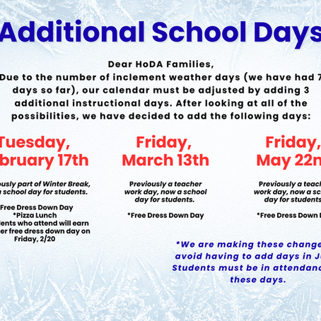 Días Escolares Adicionales
