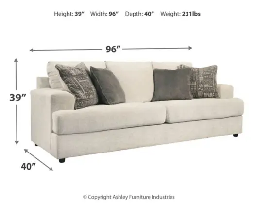 Thumbnail: Soletren Queen Sofa Sleeper - Stone