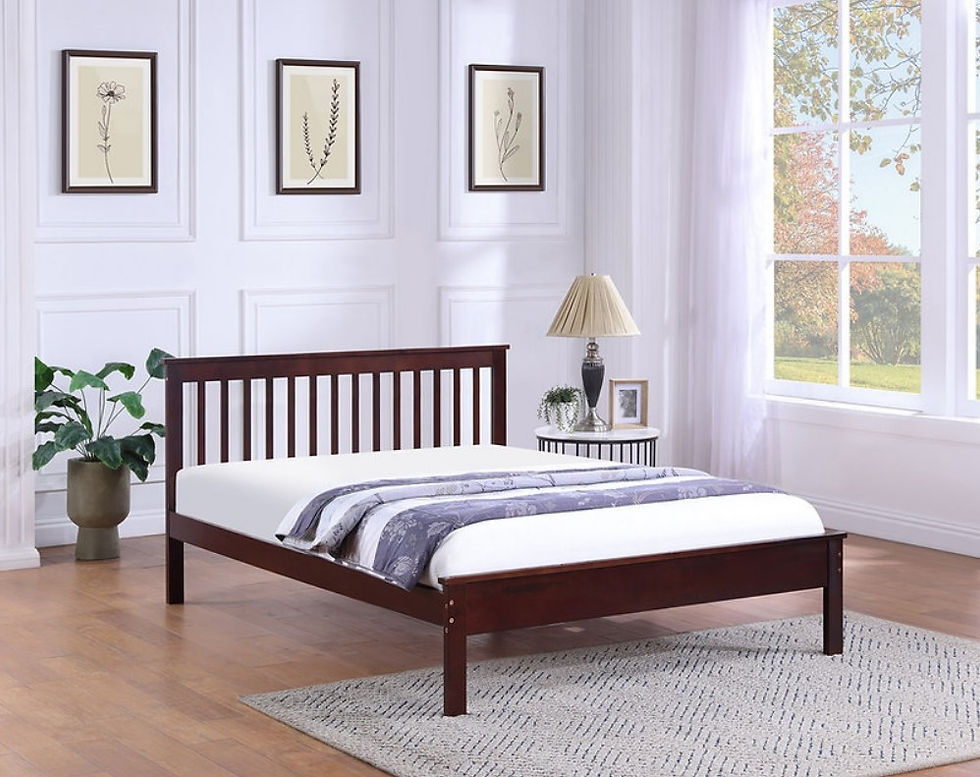 Thumbnail: IF-415EX Espresso Finish Wood Bed Optional Trundle / 2-Drawers