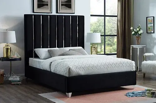 IF-5542 Platform Bed Upholstered in Queen & King