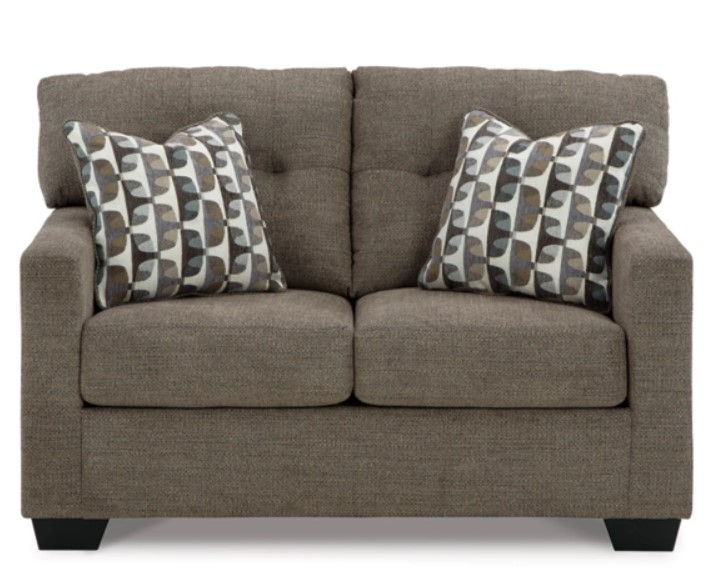 Thumbnail: Mahoney Sofa and Loveseat Chocolate Colour