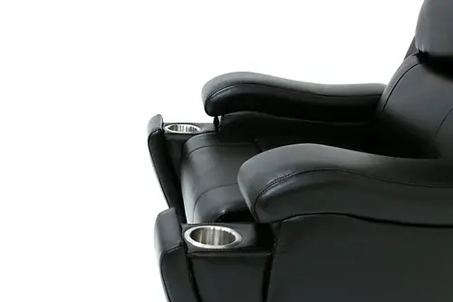 Thumbnail: IF-8032 Black Leather Gel Power Recliner Chair,Optional Recliner Sofa /Loveseat
