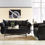 Thumbnail: Darcy Fabric Sofa Black