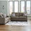 Thumbnail: Mahoney Sofa and Loveseat Chocolate Colour