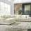 Thumbnail: Lindyn 5-Piece Sectional with Chaise Ivory #21104S6
