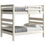 Thumbnail: Solid Wood Full over Full TimberFrame Bunk Bed Made in Canada by Crate Designs