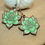 Thumbnail: Succulents Hairclip claw clip and Matching Earrings, Hand painted, Several