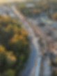 Delta Railroad Aerial View of Railroad Tracks