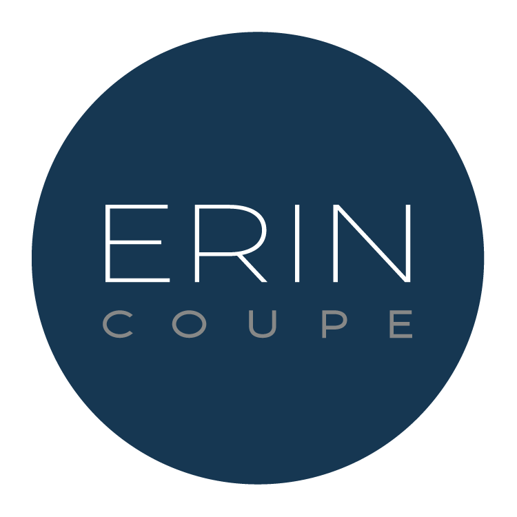 Erin Coupe Blue Circle Logo