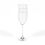 Thumbnail: Engraved Flute, Toasting Glass, Wedding Gift, New Year’s Eve Celebration