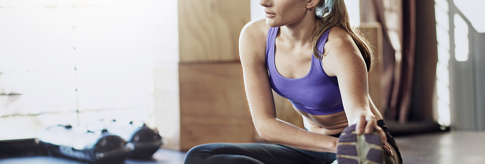 Girl Stretching