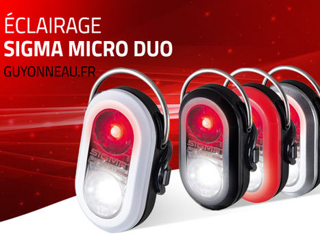 Cycliste visible avec le Micro Duo Sigma