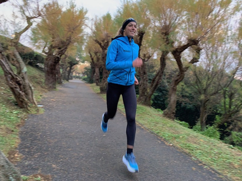 Charlotte Morel en course-à-pied