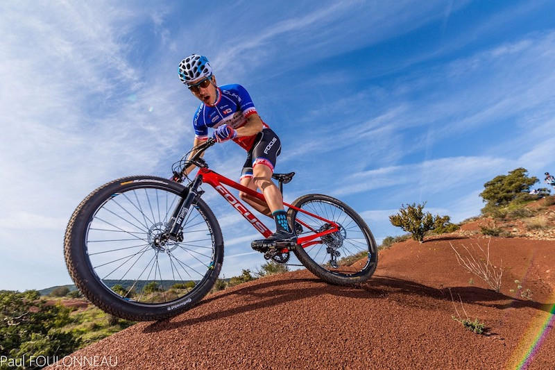 Titouan Perrin Ganier avec le maillot tricolore