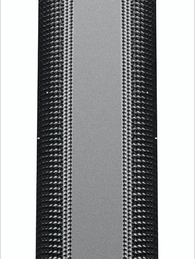 détail de la gomme du boyau Continental Force Comp.