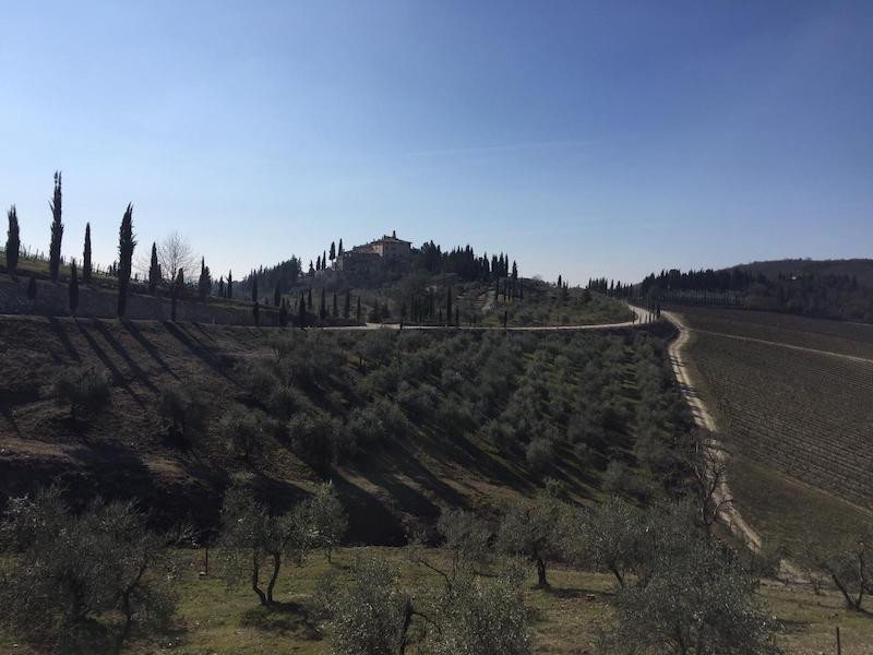 A l'approche de Gaiole in Chianti