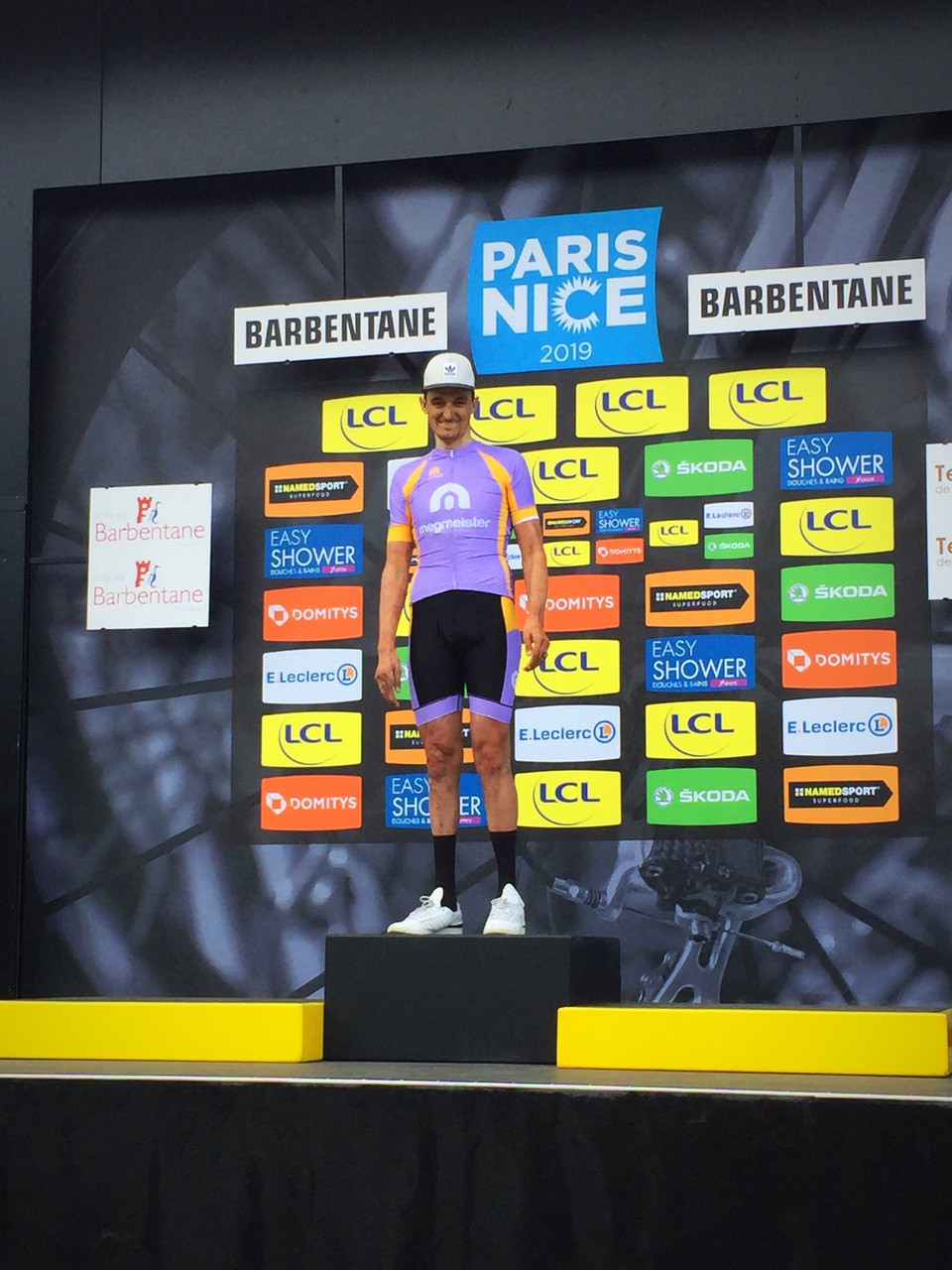 Sur le podium de Paris-Nice !