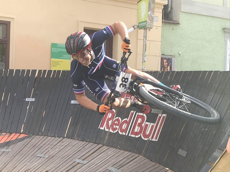 Simon Rogier en plein effort XCE