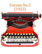 Corona No.3 Special Typewriter