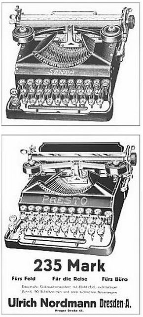 Presto Typewriter Ad