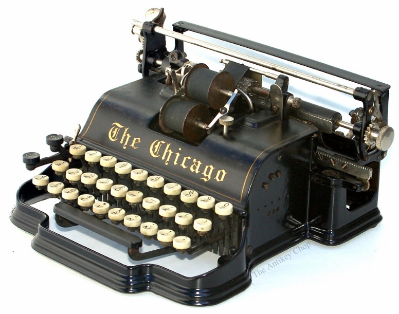 Chicago Parts Antique Typewriters The Antikey Chop