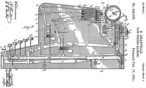 The Granvelle Automaic Typewriter Patent