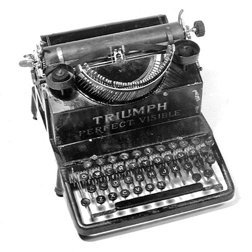 Triumph Perfect Visible Typrwriter