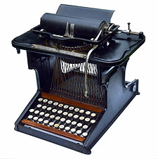 Sholes and Glidden Typewriter S.N.A3291 