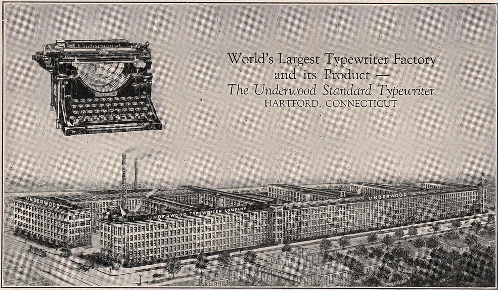 Underwood Typewriter Company Factory