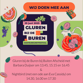 Buiten Afscheid opent tuin tijdens Gluren bij de Buren: muziek in een bijzondere setting