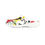Thumbnail: Rubber Shoes Animals Dino White